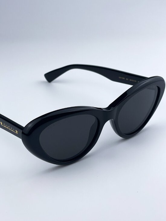 NEW Gucci GG1170S 001 Black Grey Cat Eye Women Sunglasses main image 4
